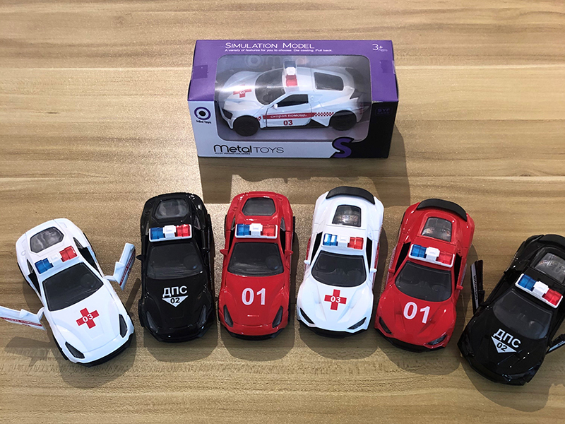 Alloy Police Car (Ferrari + Denmark)