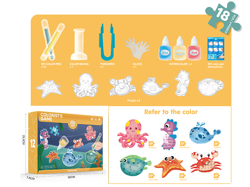 Painting Puzzle - Underwater World