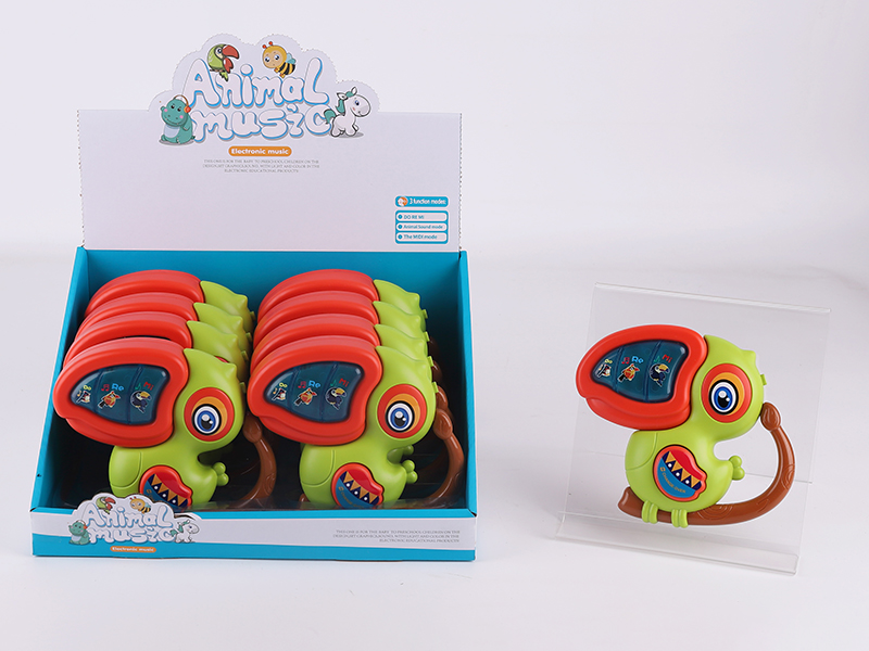 Cartoon Bird Electronic Organ(Green)8pcs