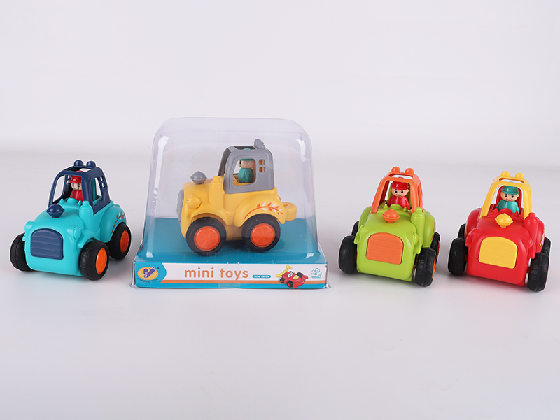 Cartoon Friction Farm Vehicle