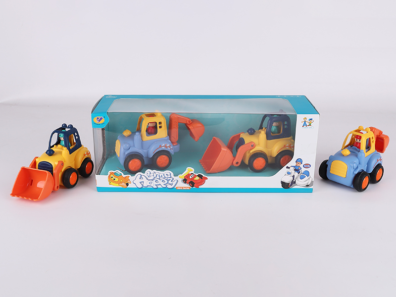 Cartoon Friction Farm Vehicle