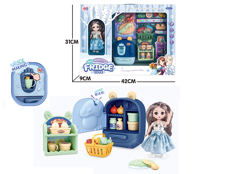 Refrigerator + Doll