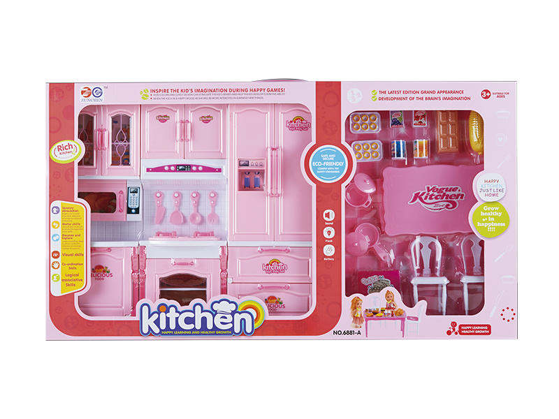 Combination Kitchen Cabinet With Light, Sound + Accessories