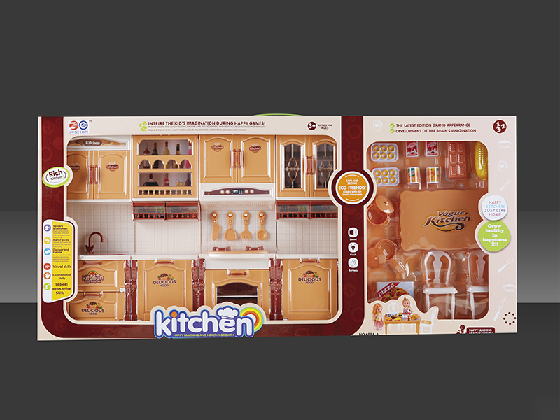 Combination Kitchen Cabinet With Light, Sound + Accessories
