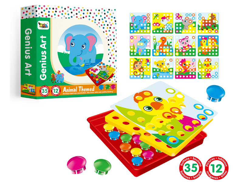 Mushroom Art Board - Animal Series