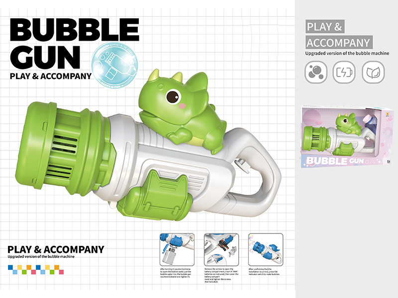 10 Hole Bubble Gatlin Triceratops