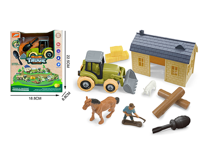 Assemblable Farmer's Car Farm Set