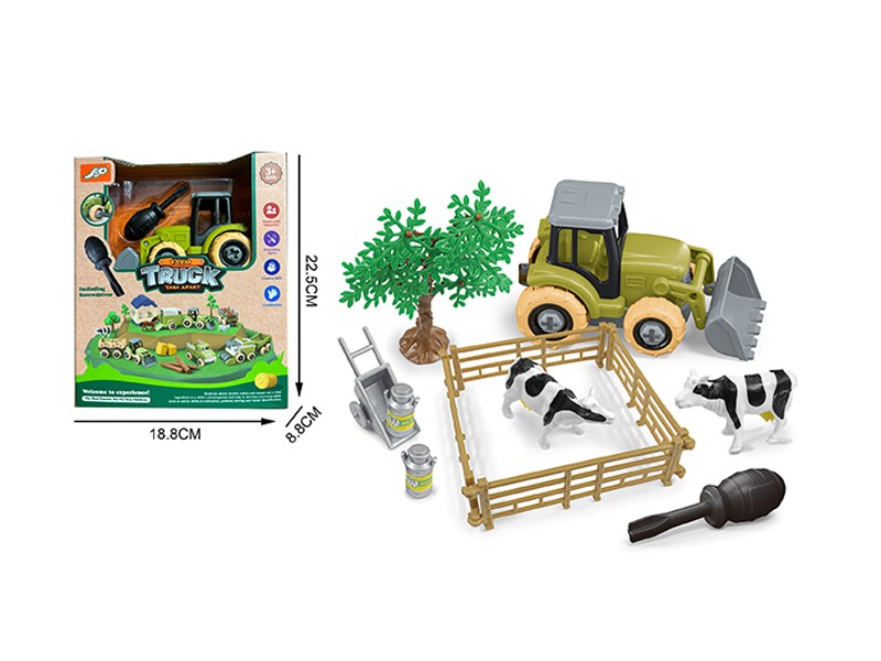 Assemblable Farmer's Car Farm Set