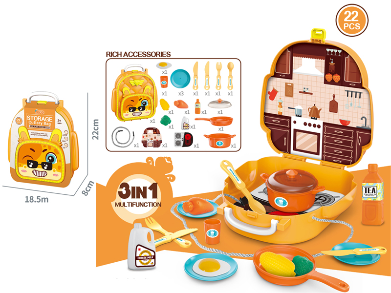 22PCS Tableware Handbag