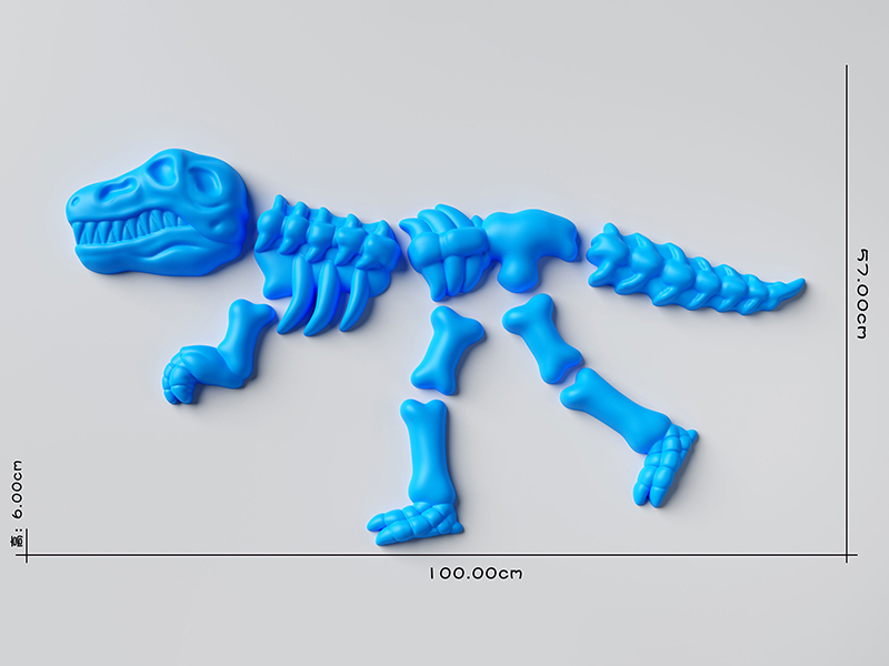 Tyrannosaurus Rex Skeleton Sand Mold