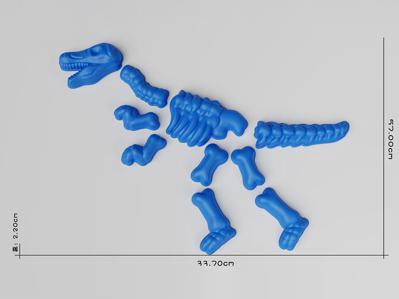Velociraptor Skeleton Sand Mold