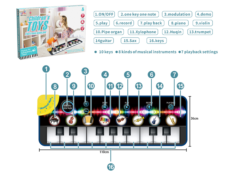 Music Play Mat