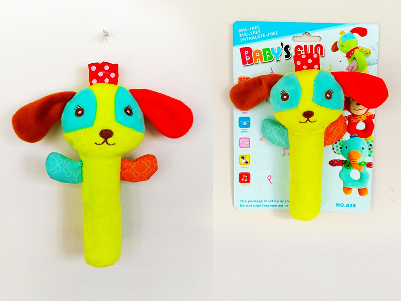 BB Stick Little Dog Rattle