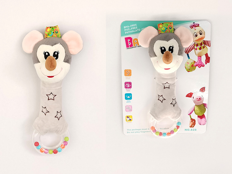 Mouse Baby Rattle