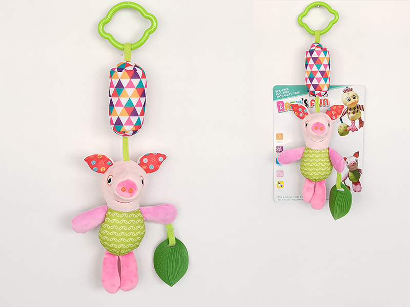 Pig Baby Rattle Toy