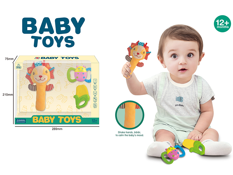 BB Stick Lion Rattle Combination