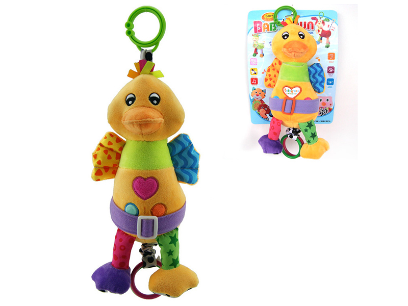 Pull Line Music Cartoon Duck Bedside Bell