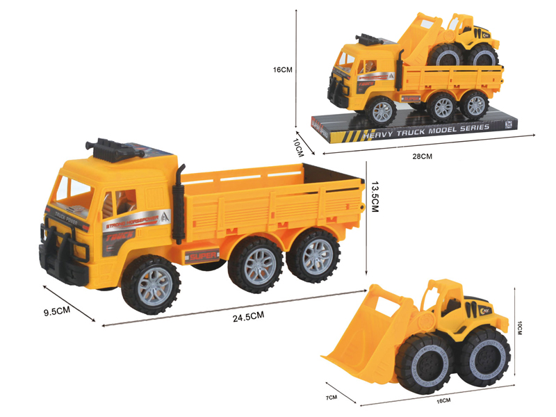 Friction Truck+Bulldozer