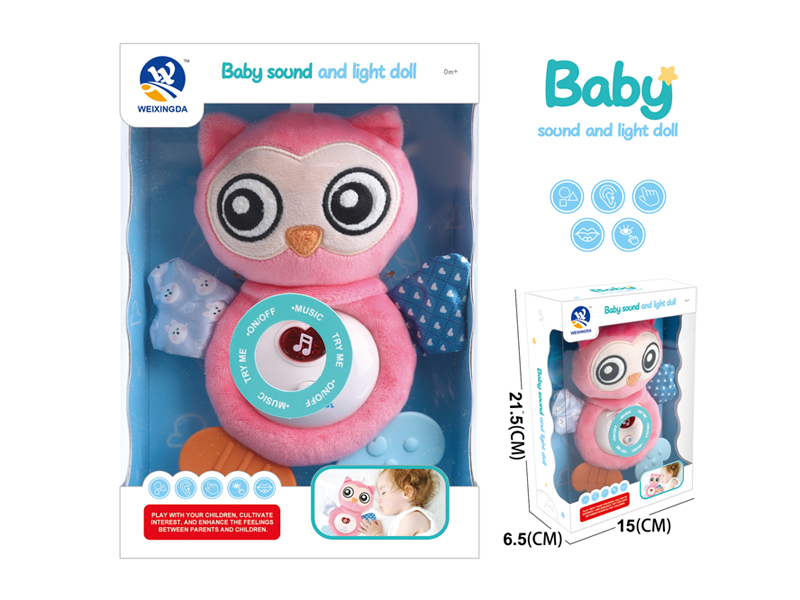 Owl With Light And Music