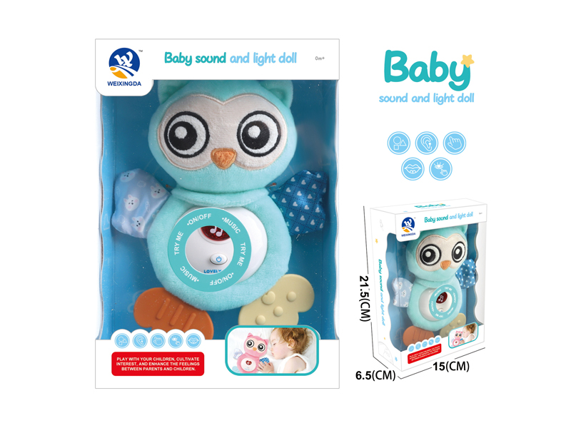 Owl With Light And Music