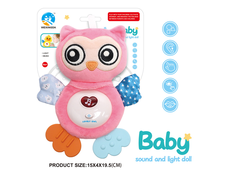 Owl With Light And Music