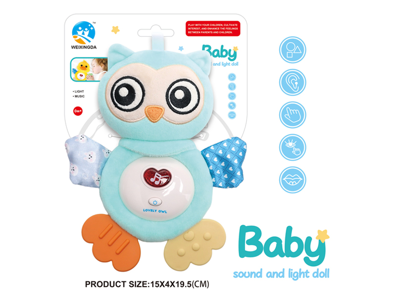 Owl With Light And Music