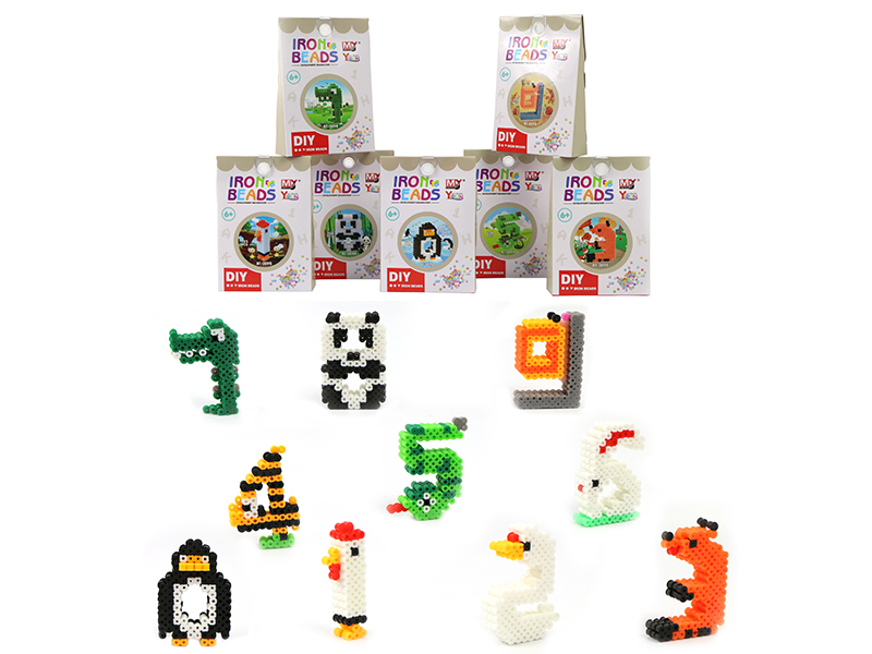 Iron Beads (10 Types Of 3D Number Mixed)