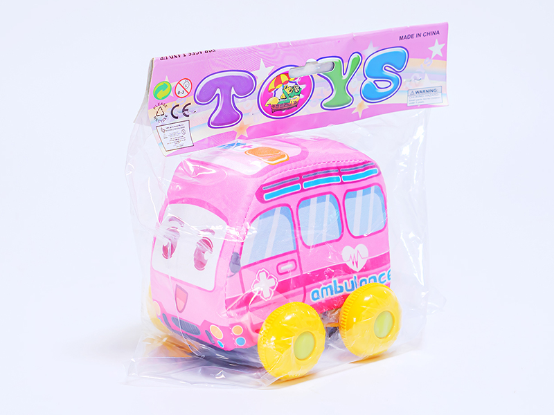 Pull Back Baby Cloth Car 1pcs