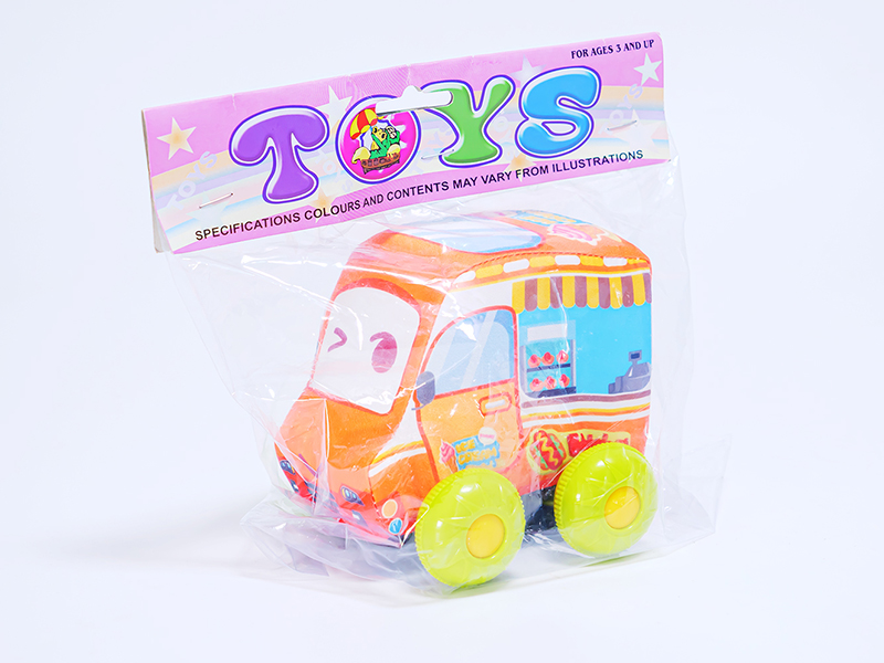 Pull Back Baby Cloth Car 1pcs