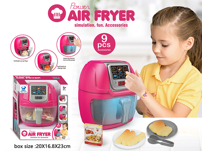 9PCS Air Fryer With Light