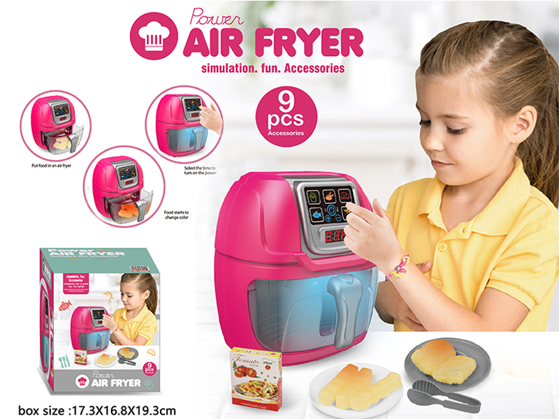 9PCS Air Fryer With Light