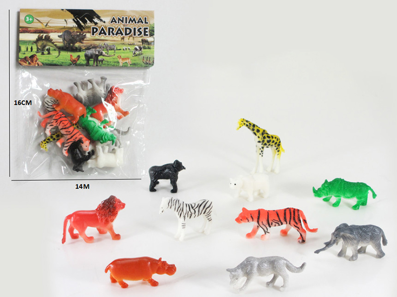 10pcs Wild Animals