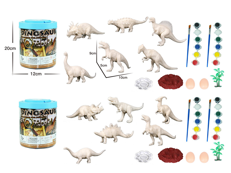 Coloured Drawing Dinosaur