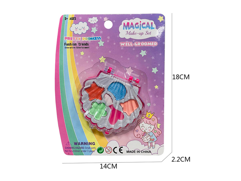 Shell Powder Box Cosmetics Girls Toys