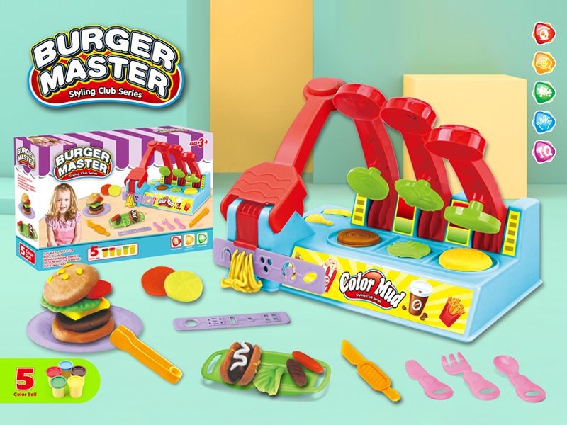 Colored Mud Of Meichu Hamburger Machine