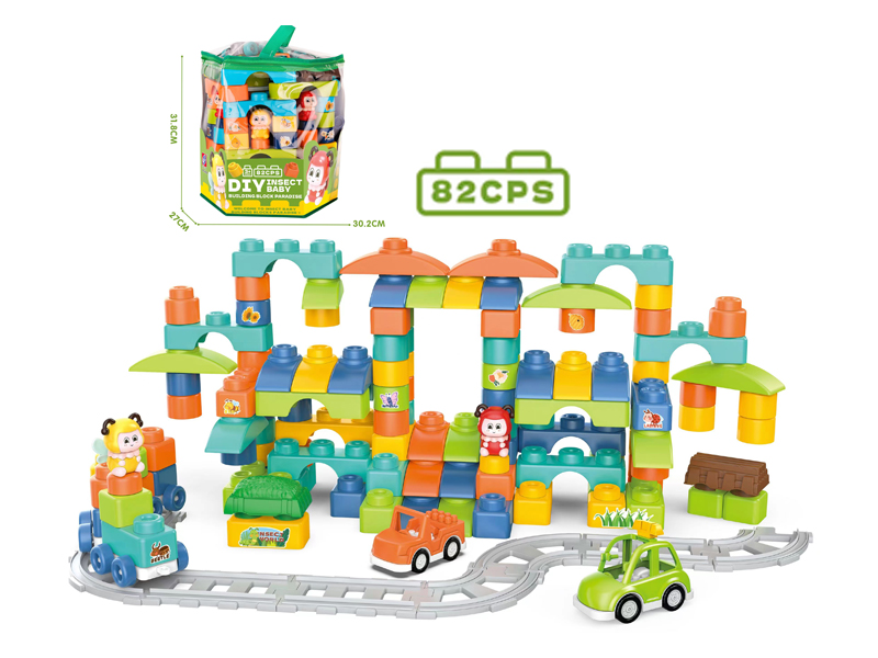 82Pcs Insect Series Building Blocks