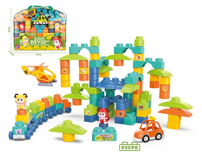 93Pcs Insect Series Building Blocks