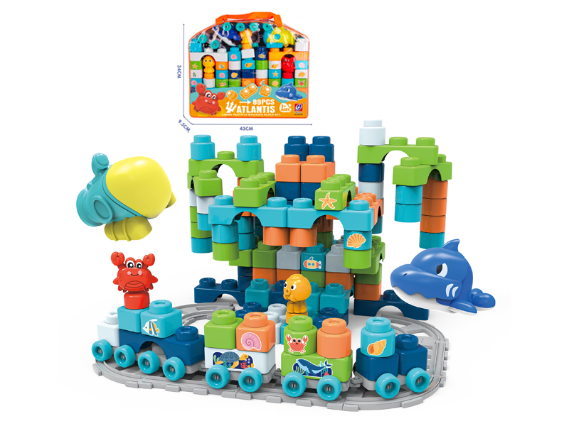 89Pcs Ocean Series Building Blocks