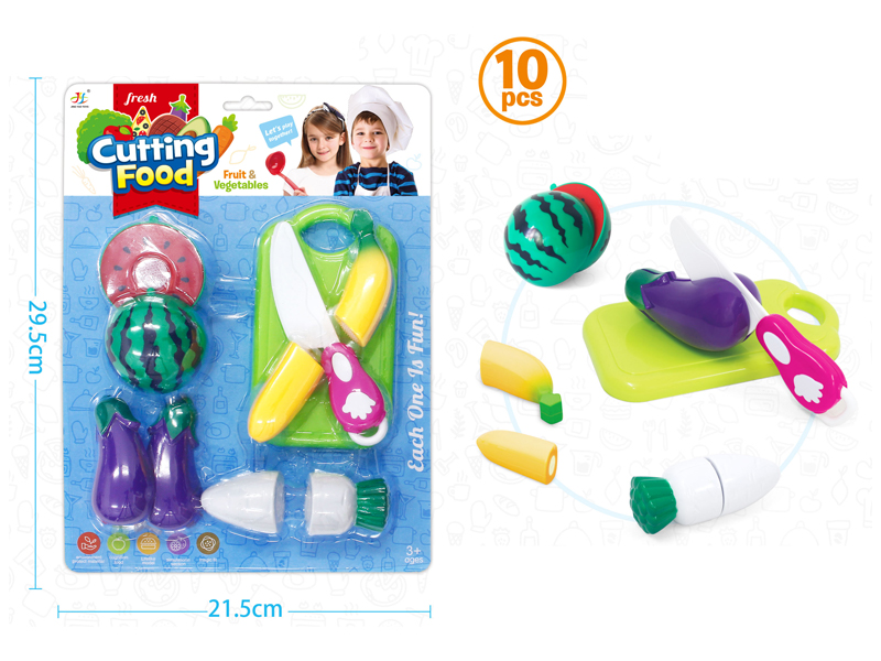 10PCS Cutting Fruits And Vegetables