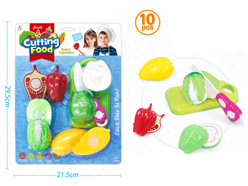 10PCS Cutting Fruits And Vegetables