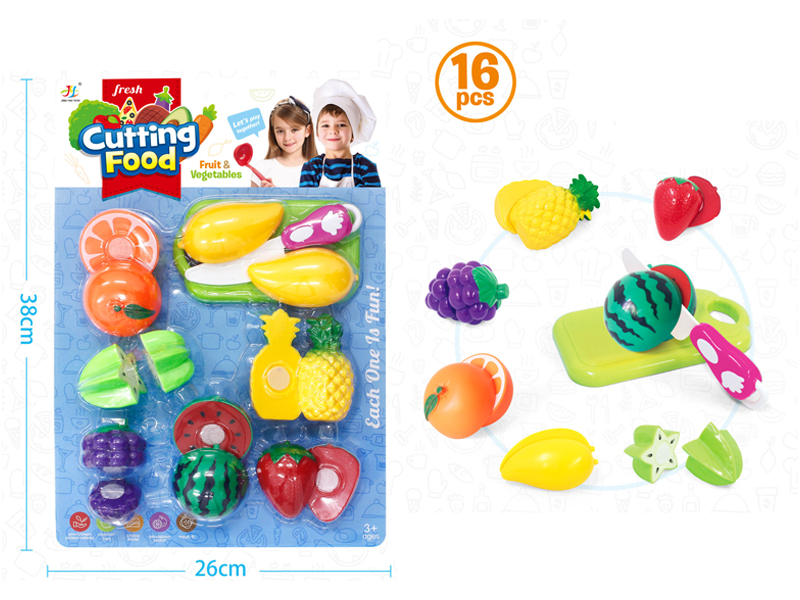 16PCS Cutting Fruits