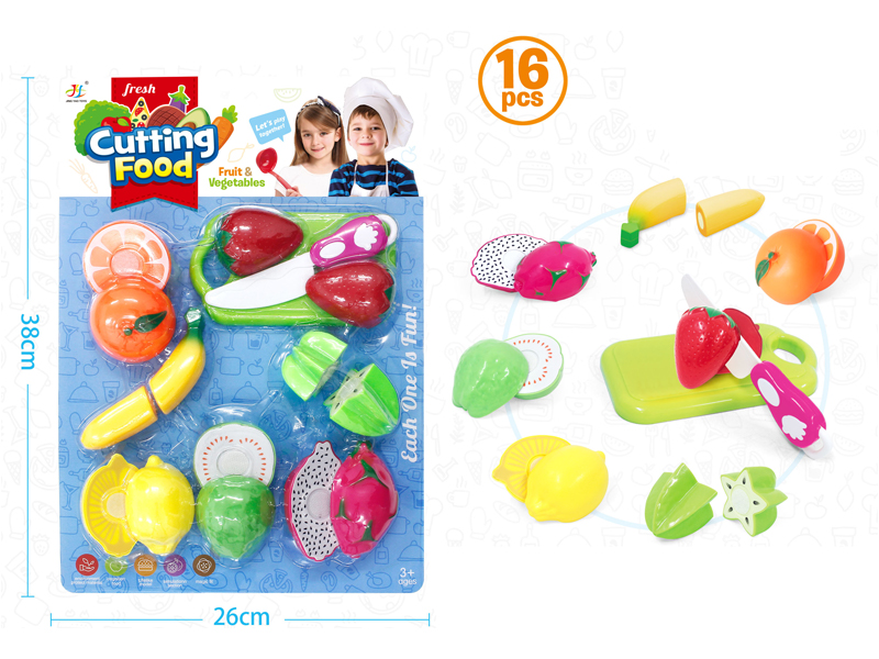 16PCS Cutting Fruits