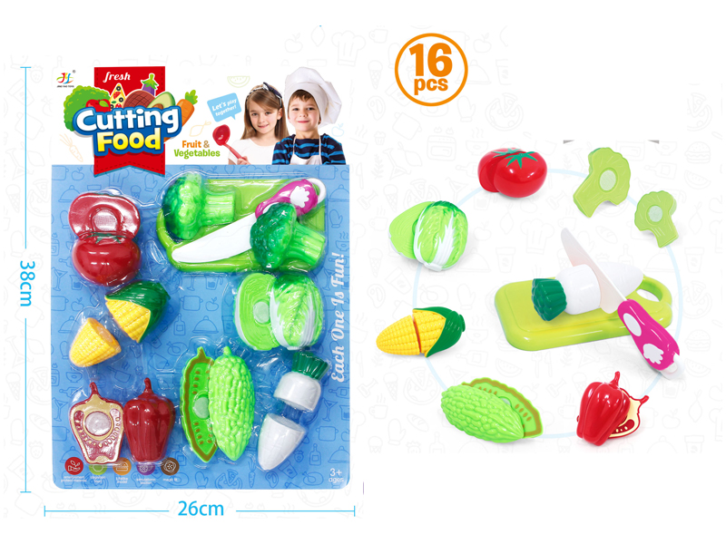 16PCS Cutting Vegetables