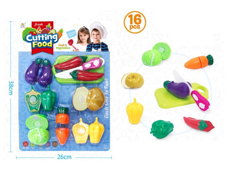 16PCS Cutting Vegetables