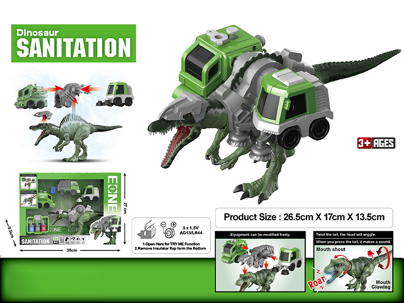 Spinosaurus Sanitation Team DIY Modified Model