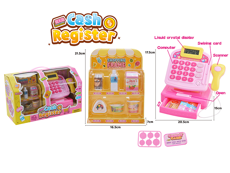 Cash Register With Shopping Rack