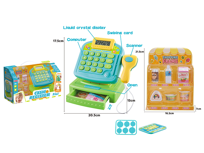 Cash Register With Shopping Rack