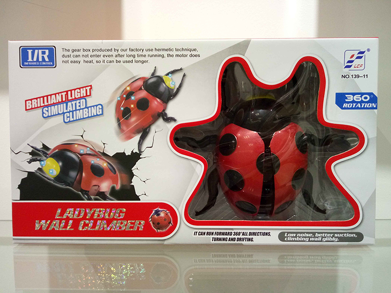 Remote Control Ladybird Wall Climbing Car