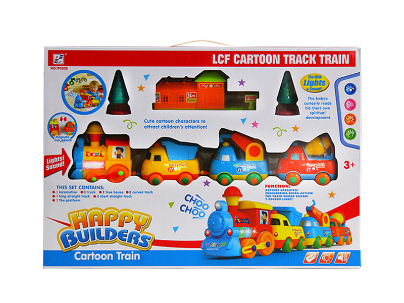 B/O Cartoon Engineering Truck With Light And Music