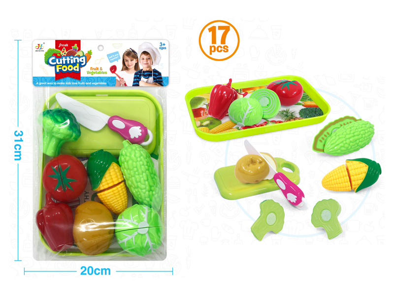 17PCS Small Plate Cutting Vegetables Set